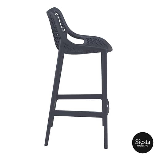 Furnlink Siesta Exclusive Air Barstool 75 - Anthracite - Image 3
