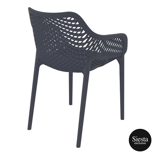 Anthracite Outdoor Armchair - Siesta Air XL - Spacious Modernity - Image 4