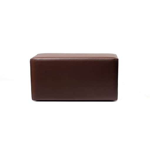 Furnlink Café Rectangle Ottoman in Red - Image 4