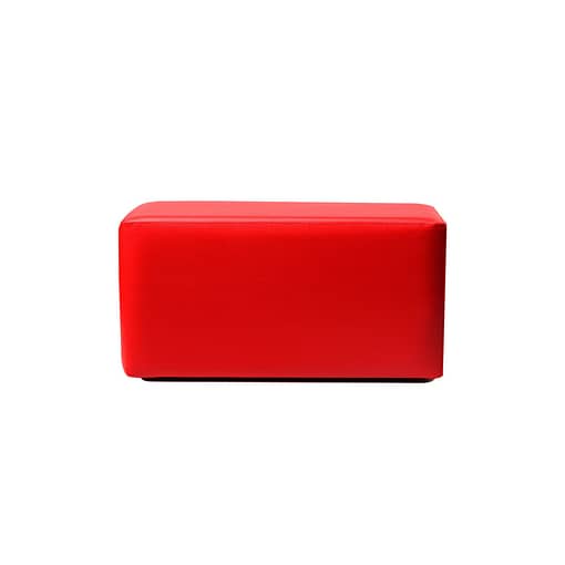 Furnlink Café Rectangle Ottoman in Red - Image 10