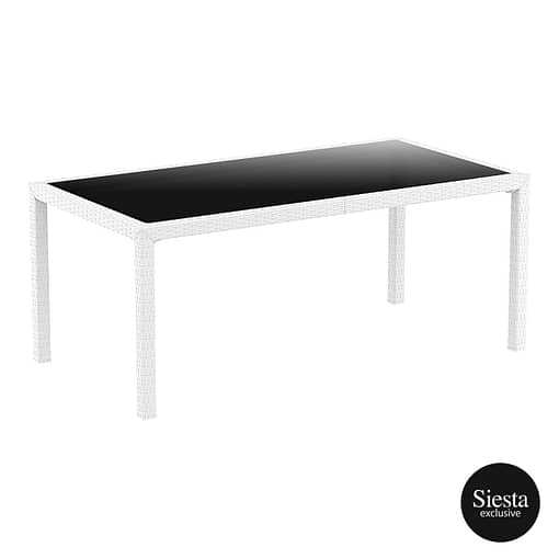 Tahiti Table/Panama Armchair 8 Seat Package - White - Image 2