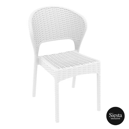 Tahiti Table/Panama Armchair 8 Seat Package - White - Image 4