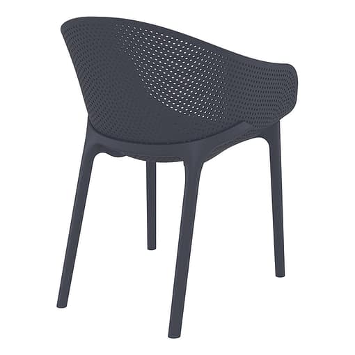 Sky Pro Chair - Anthracite ProPoly Stackable Chair - All-Weather Resistant - Image 22