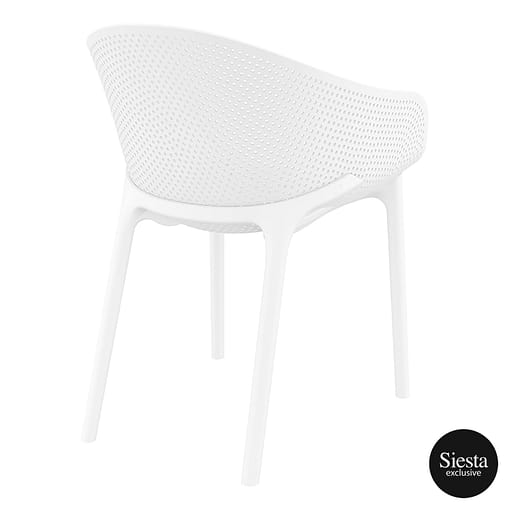 Sky Pro Chair - Anthracite ProPoly Stackable Chair - All-Weather Resistant - Image 6