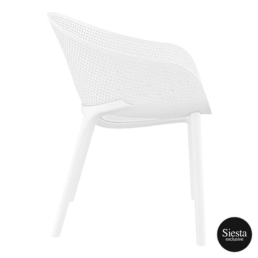 Sky Pro Chair - Anthracite ProPoly Stackable Chair - All-Weather Resistant - Image 9