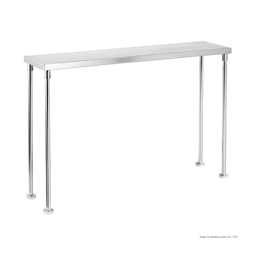 Single Tier 400mm Deep Workbench Overshelf 450mm High WBO1-1800-400 - Image 2