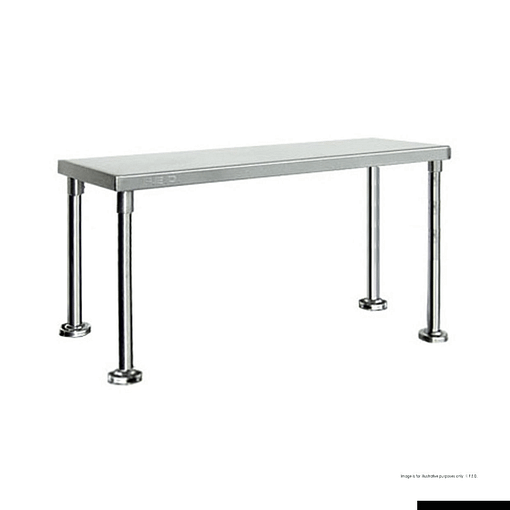 Single Tier 400mm Deep Workbench Overshelf 450mm High WBO1-1200-400 - Image 2