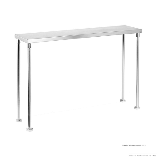 Single Tier 400mm Deep Workbench Overshelf 450mm High WBO1-1200-400