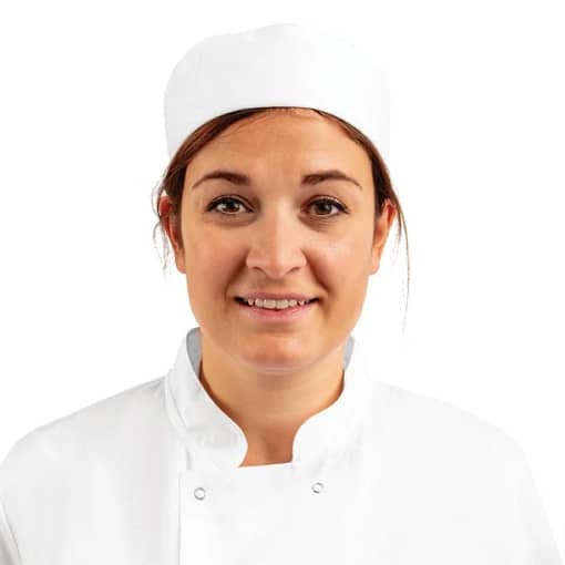 Whites Chefs Skull Cap White - Sizes S to XL - Image 3