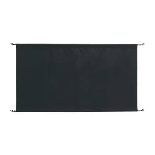 Bolero Black Banner with St/St Fixings - Image 7