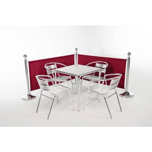 Bolero Red Banner with St/St Fixings - Image 2