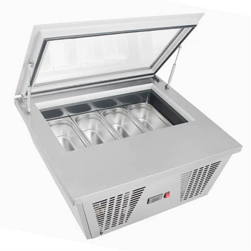 Polar G-Series Countertop Scoop Freezer - 4 x 5L Gelato Pans
