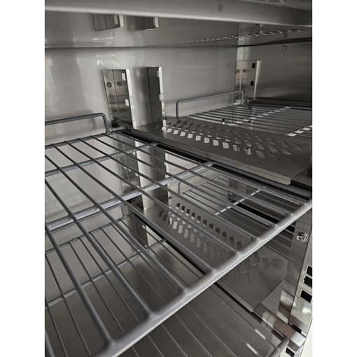 AG SH2000-700 2 Door Saladette Fridge – 7x GN 1/3 Tray + Cutting Bench - Image 7