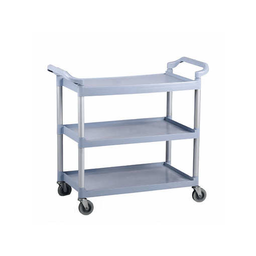 Kitchen Knock Serving Trolley – Grey, 3 Tier, Heavy Duty – 820x410x930mm