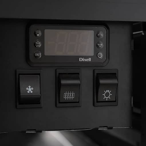 Bromic Deli Display Square Glass 2580mm DD2500SG-NR - Image 3