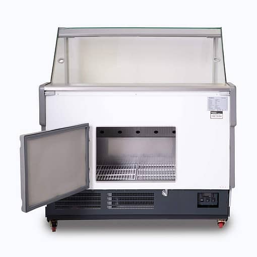 Bromic DD1250SG-NR Deli Display Square Glass 1330mm - Image 4