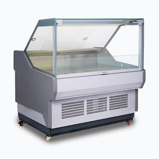 Bromic DD1250SG-NR Deli Display Square Glass 1330mm - Image 3