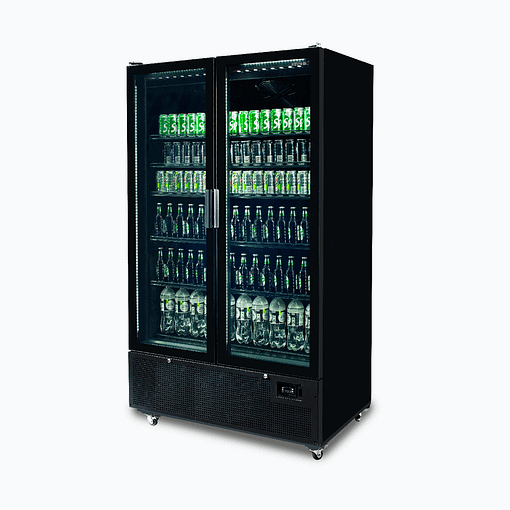 Bromic Chiller GM1100B-NR - 1126L, Black Upright Display Fridge - Image 3