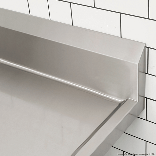Modular System Clean Dish Table with Splashback CDT-900L - Image 5