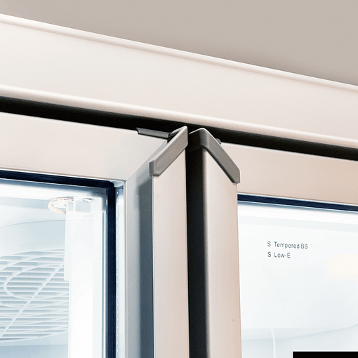 Thermaster Door Supermarket Fridge Black - LG-600BGBM - Image 2