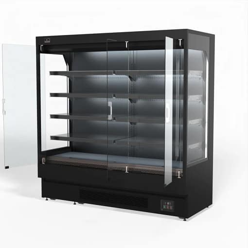 Multi Deck Showcase Fridge With Doors 2m - Image 2