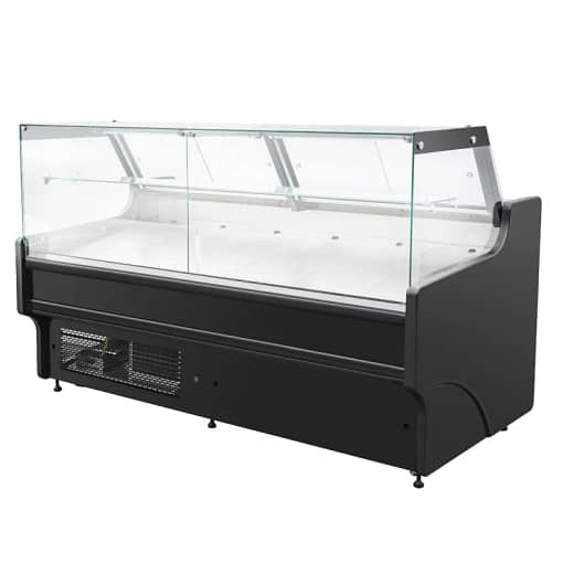 AG SDS1500 Square Deli Display | 1.5m | 370L | Frameless Glass & LED - Image 3