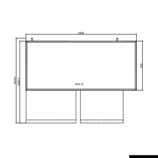 FED-X Chef Base Refrigeratied Drawer Bench 450L - XCB-72 - Image 4