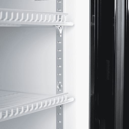 Bromic GM0900LBECO Upright Display Fridge - 885L, 2 Doors, Flat Glass, Black - Image 9