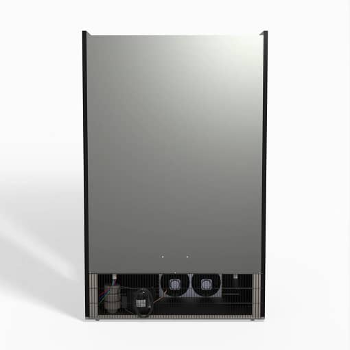 AG CSB1000 Black Supermarket Two Glass Doors Upright Display Fridge - 1000 Litre - Image 4