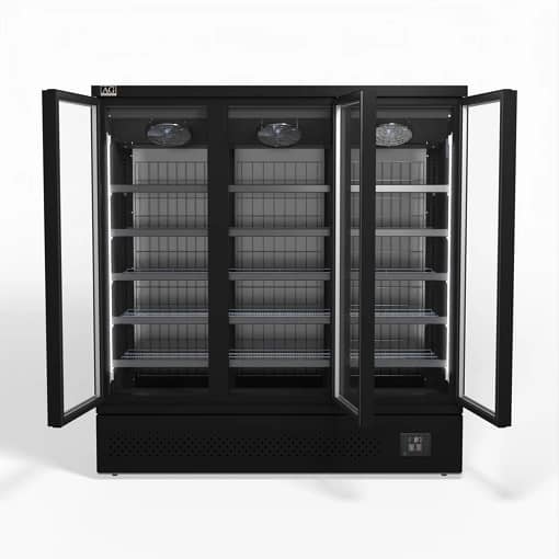 AG CSB1500 Supermarket Three Glass Doors Upright Display Fridge - 1539 Litre - Image 4
