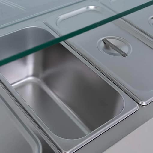 AG VRX2000-380 Bench Top Saladette / Pizza Showcase - 2000mm - Image 3