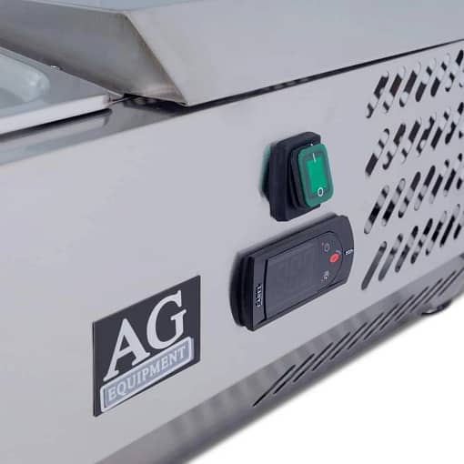 AG VRX2000-380 Bench Top Saladette / Pizza Showcase - 2000mm - Image 4