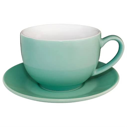 Olympia Cafe Cappuccino Cup Aqua - 340ml (Box 12) - Image 4