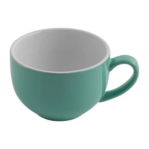 Olympia Cafe Cappuccino Cup Aqua - 340ml (Box 12) - Image 2