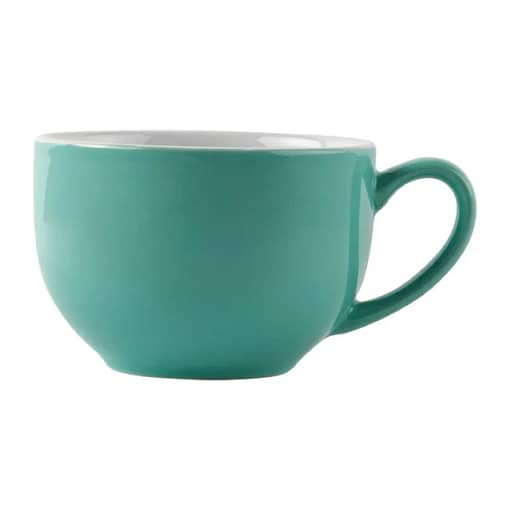 Olympia Cafe Cappuccino Cup Aqua - 340ml (Box 12)