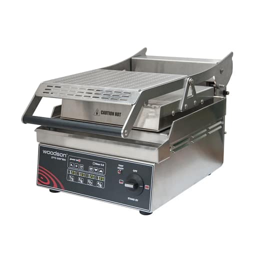 Woodson W.GPC61SC.R.A Contact Grill | Ribbed Plate, Programmable - Image 2