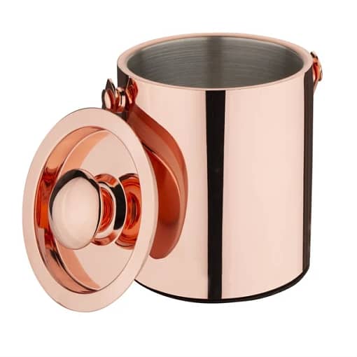 Olympia DR740 Double Walled Ice Bucket with Lid (1L, Copper) - Image 4