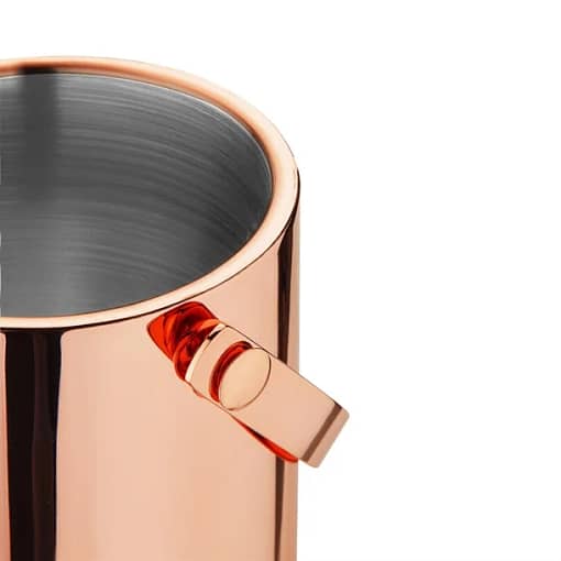 Olympia DR740 Double Walled Ice Bucket with Lid (1L, Copper) - Image 2