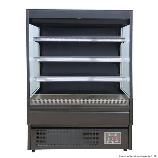 Thermaster OP-1270S Self-Serve Square Open Display Fridge - 285L