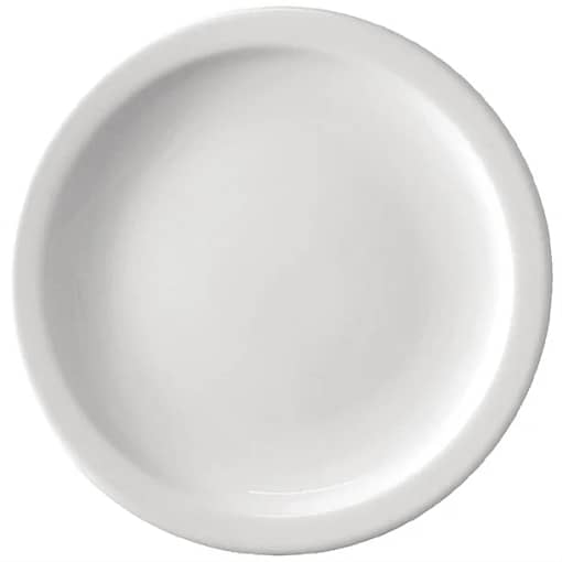 Olympia S755 11-Inch Narrow Rimmed Plates – Commercial-Grade White Porcelain