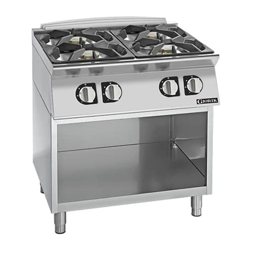Giorik CG740GT 4 Burner Gas Boiling Top - Heavy-Duty Commercial Kitchen Equipment