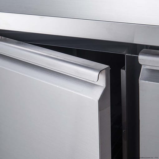 FED-X XTHP2100SALGC Salad Prep Fridge | 314L | 2 Doors | Curved Glass | Fan-Cooled - Image 2