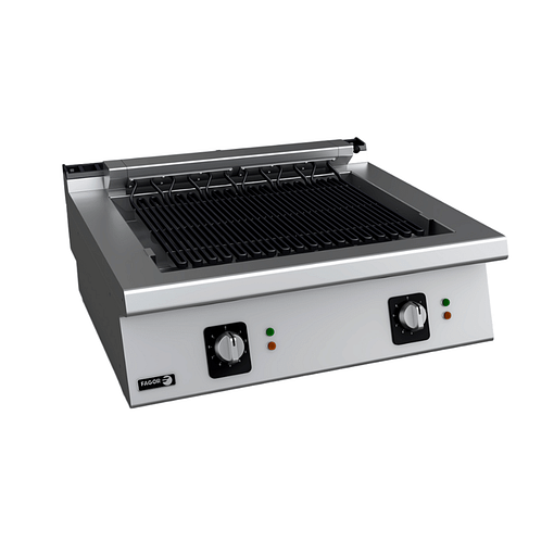 Fagor B-E910 Bench Top Electric Chargrill – 800mm Wide, 10.84kW, V-Grill with Water Tray