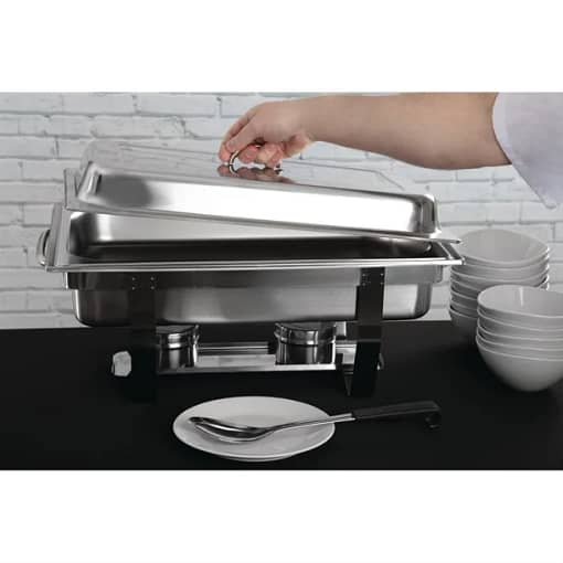 Olympia S299 Milan Chafing Dish Set (4 Pack) – Buffet Warmer - Image 3