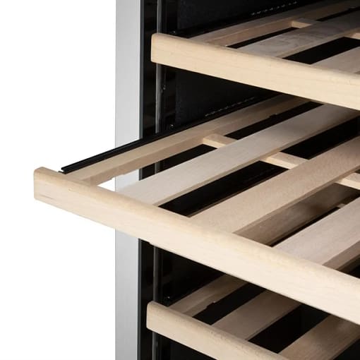 olar GM629-A G-Series Dual Zone Wine Fridge | 180 Bottle | Stainless Steel - Image 7