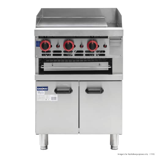 Gasmax GGS-24 Gas Griddle & Toaster with Cabinet – Combo Australia