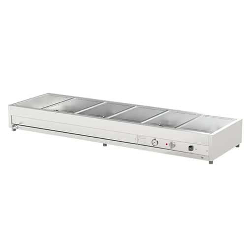 Woodson W.BMA26 6 bay wet bain marie with GN compatibility