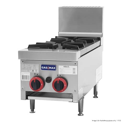Gasmax RB-2ELPG 2 Burner LPG Cooktop – Flame Failure & Stainless Steel Build - Image 4