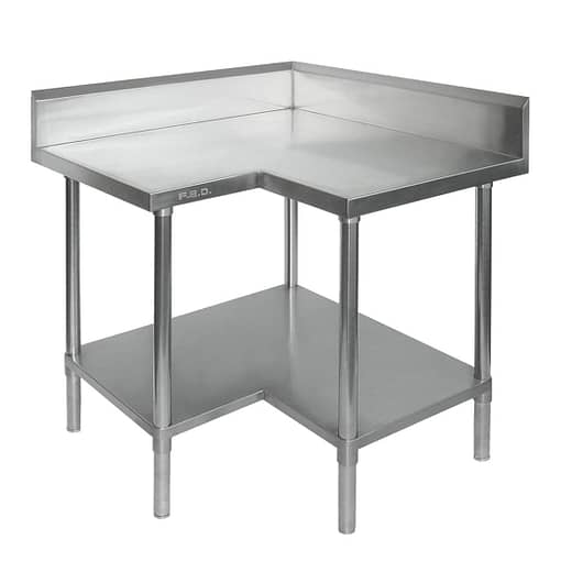2NDs: Corner Workbench Splashback & Undershelf WBCB7-0900/A-NSW1763