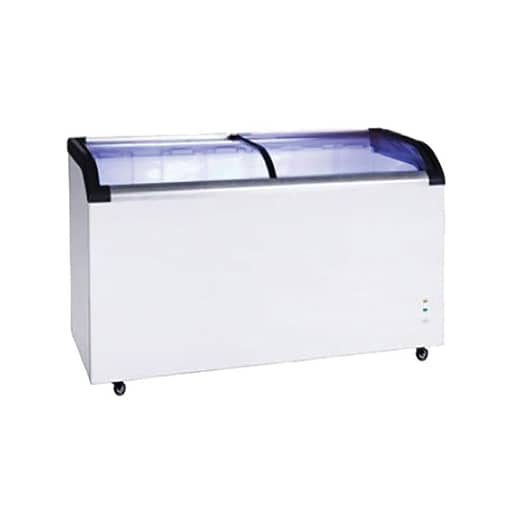 alt="Used Thermaster Sliding Lid Chest Freezer - Affordable Commercial Freezer"